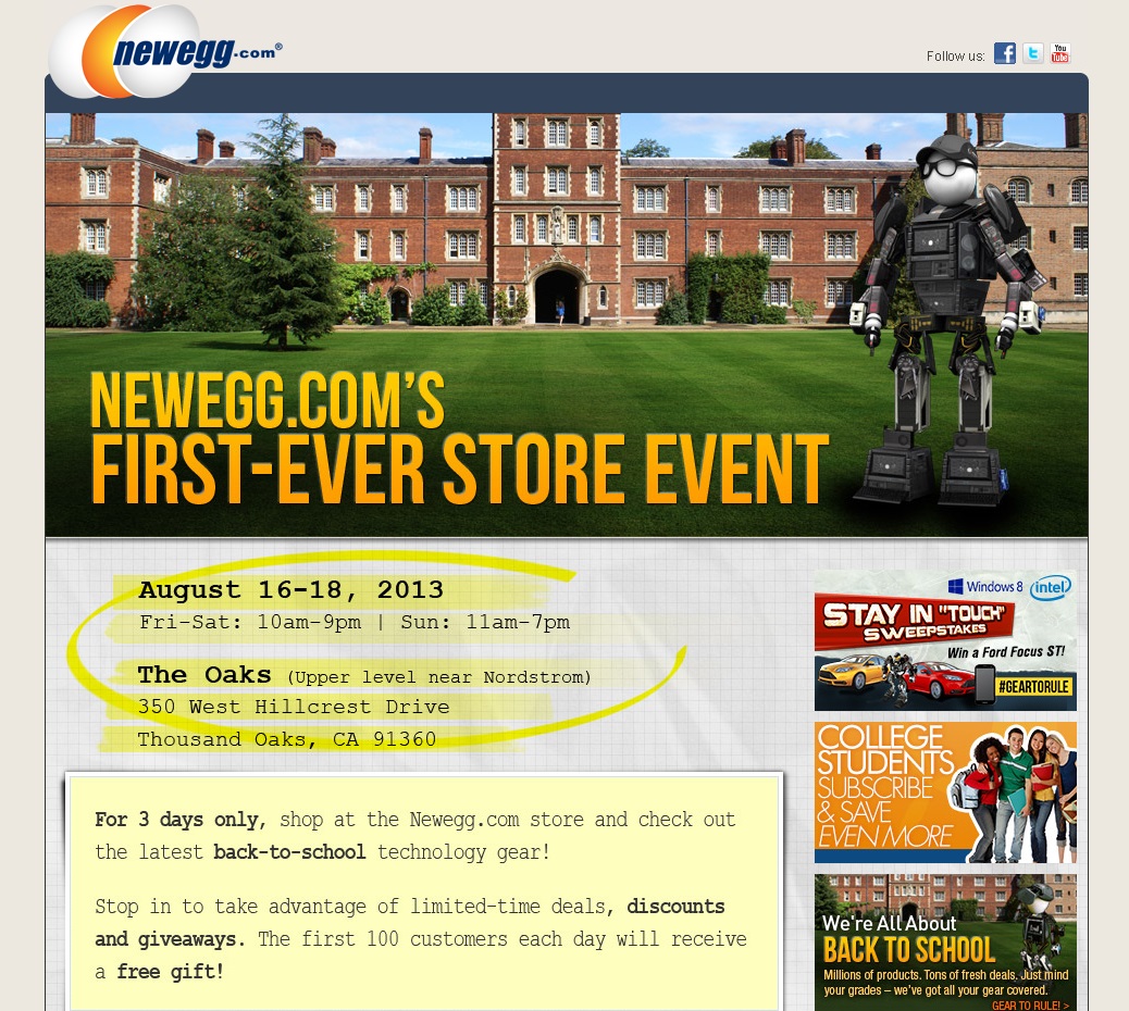 Newegg Opens its First Ever PopUp Store in Southern California Legit