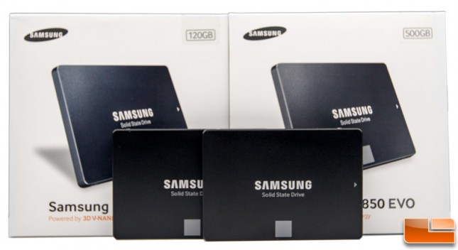 Samsung 850 EVO 120GB 500GB