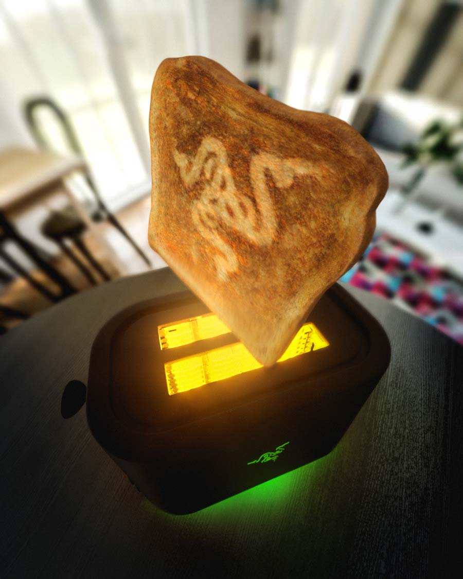 Project Breadwinner – The Razer Toaster Made For Gamers - Legit Reviews