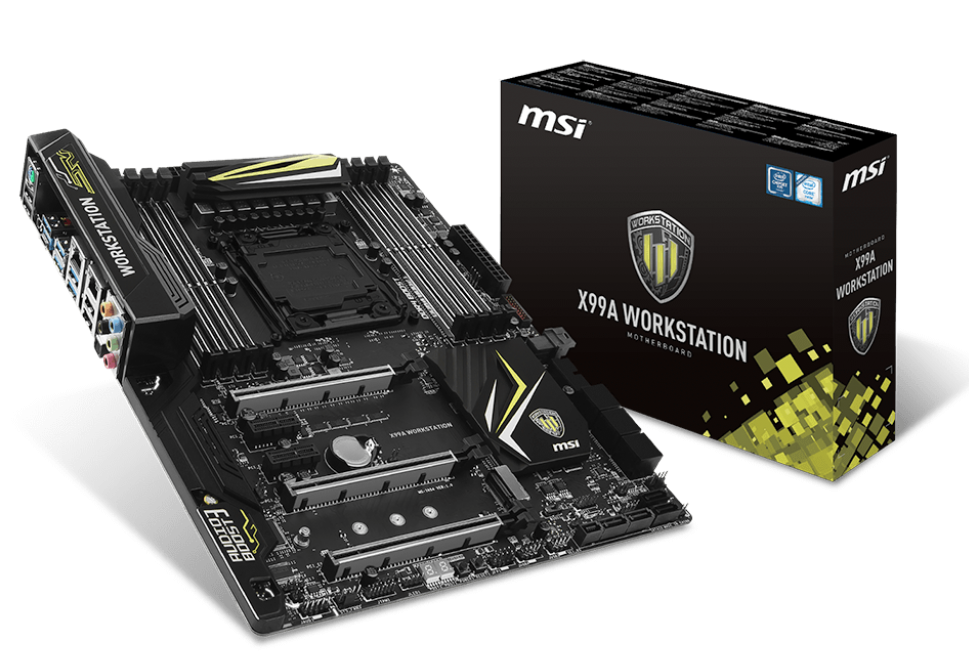 MSI Releases the Intel X99A WORKSTATION Motherboard - Legit Reviews