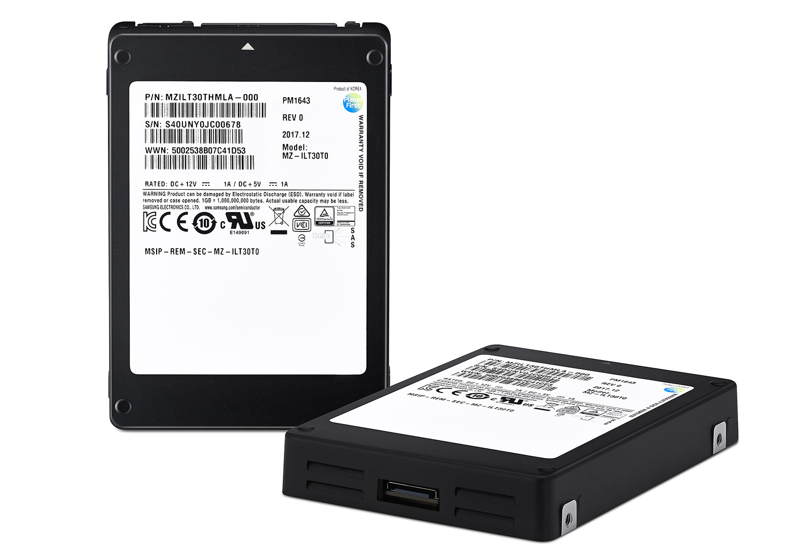 Samsung PM1643 SSD Available In 30 72TB Capacity With 40GB DRAM 