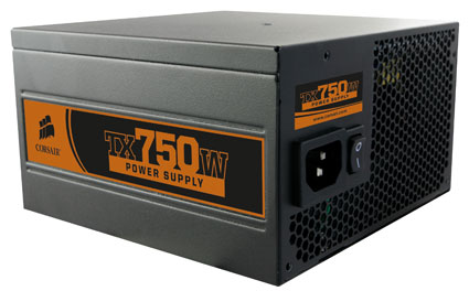 Corsair Announces TX Series Power Supplies – TX750W and TX650W