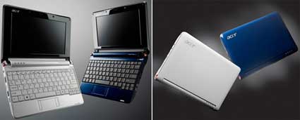 Acer presents the Aspire One – Intel Atom Based 9″ Notebook