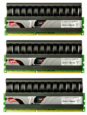G.Skill Announces PI Black 2GHz Triple-Channel Memory Kits