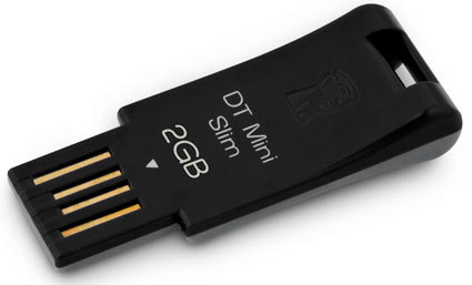 Kingston Introduces Colorful, Super Slim USB Drives up to 4GB