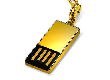 Super Talent Announces 18-Carat Solid Gold USB Drive
