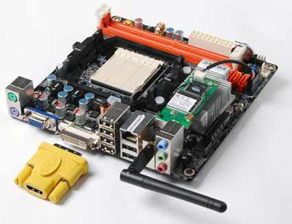 Zotac Announces Mini-ITX Geforce 8200-ITX WiFi Board