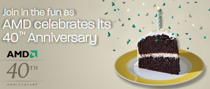 AMD Launches Contest to Celebrate 40 Yrs