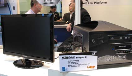 DFI and Falcon-Northwest Show Off Fragbox II at CeBIT