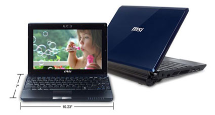 MSI Announces Availability of the Wind U123 Netbook – $379.99 MSRP