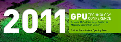 GPU Technology Conference 2011 Set For October 11-14