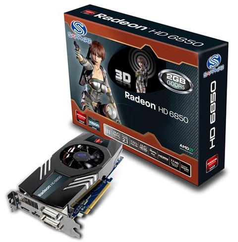 SAPPHIRE HD 6850 2GB Video Card