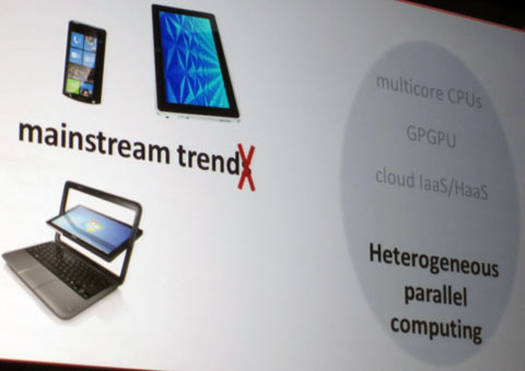 AMD Fusion Developer Summit Slide AMD Fusion Developer Summit Slide