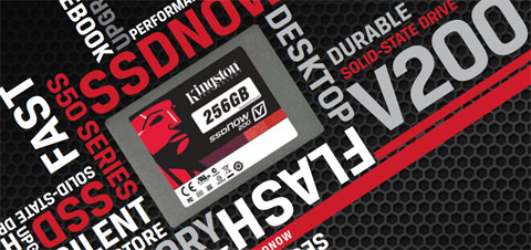 Kingston Launches V200 SSDNow Solid-State Drives