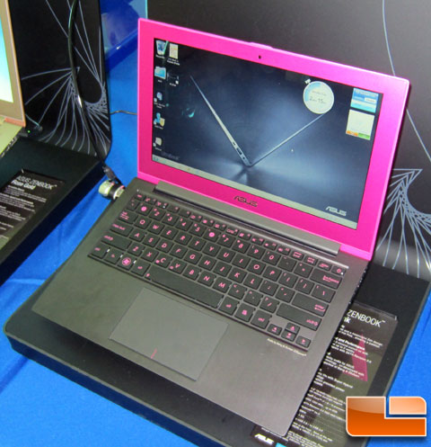 ASUS Adds New Colors to ZENBOOK Ultrabook at CES 2012