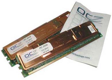 OCZ EL DDR PC-3500 Dual Channel