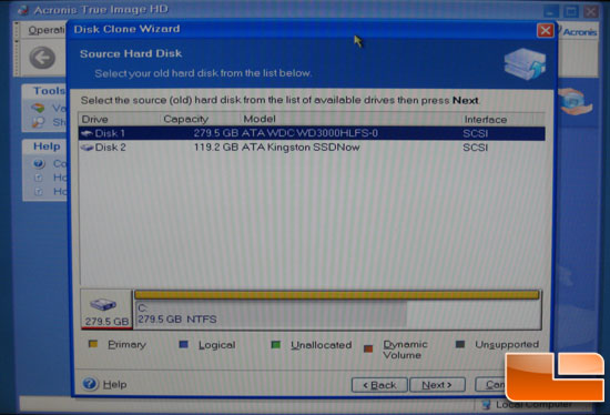 Kingston SSD Drive Cloning With Acronis True Image HD Software