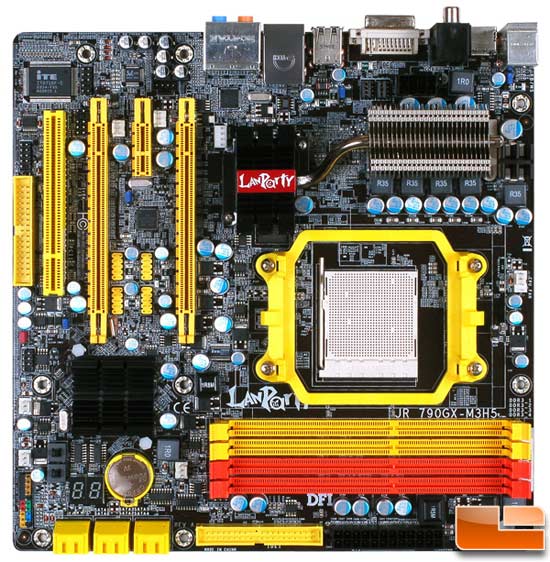 DFI LanParty Jr. 790GX-M3H5 Motherboard