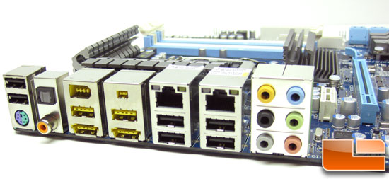 Gigabyte GA-P55-UD5 Motherboard I/O Gigabyte GA-P55-UD5 Motherboard I/O