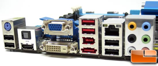 ASUS M4A785TD-V EVO Motherboard I/O Panel