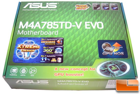 ASUS M4A785TD-V EVO Motherboard Box