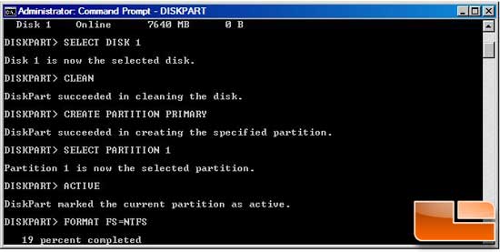 Install Windows 7 from a USB Key Vista drive prep step 6