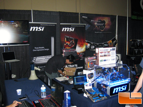 MSI Quakecon 2009 Booth