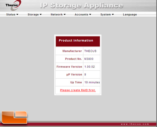 M3800 RAID 5 Configuration