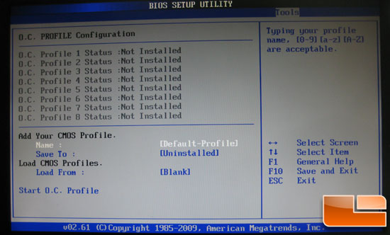 Asus Crosshair III Formula BIOS OC Profiles