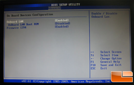 Asus Crosshair III Formula BIOS Onboard Devices