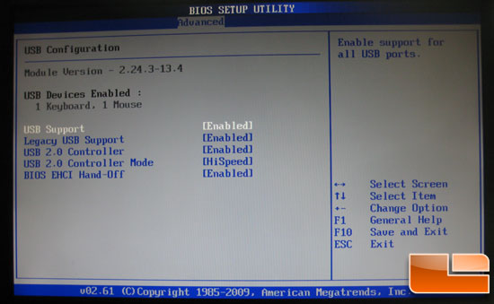 Asus Crosshair III Formula BIOS USB Configuration