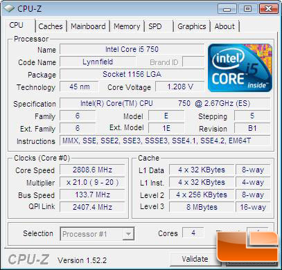 Intel Core i5-750 Lynnfield Processor