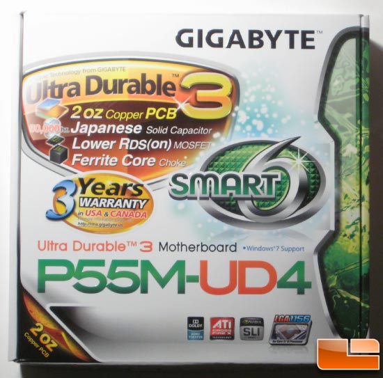 Gigabyte GA-P55M-UD4 Box Gigabyte GA-P55M-UD4 Box
