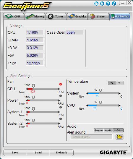 Gigabyte's EasyTune6 on P55