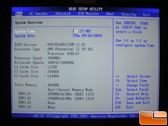 M3A785GXH128M BIOS