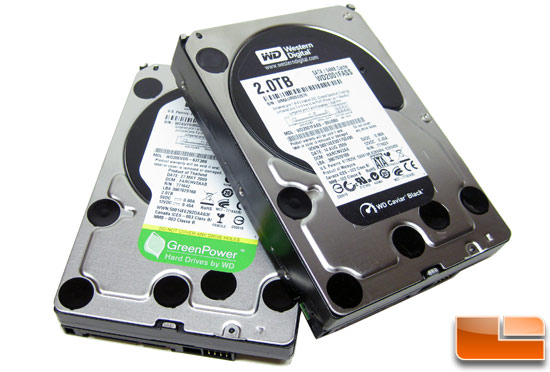 Western Digital Green Power and Caviar Black Hard Drive