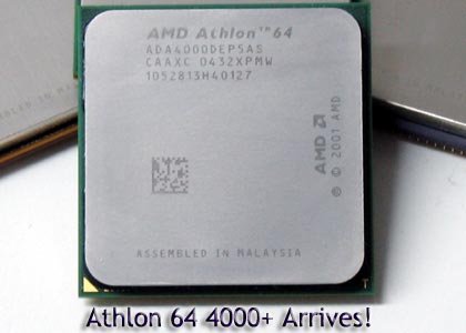 AMD’s Athlon 64 4000+ Arrives