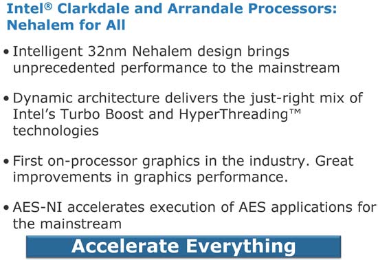 Intel Arrandale Core i3 Benchmark Performance Preview