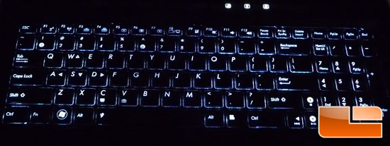 ASUS G51Vx Backlit Keyboard