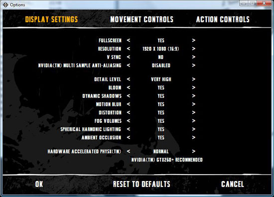 Batman Settings Batman Settings