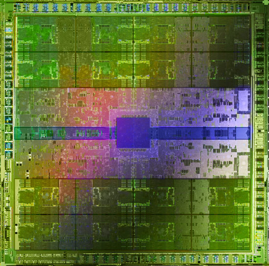 NVIDIA Fermi GPU Die