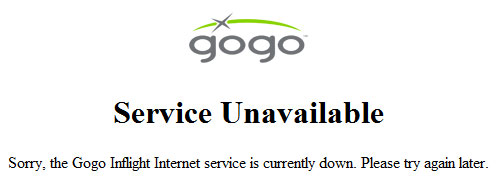 Gogo Inflight Internet WiFi Broadband Speed Testing