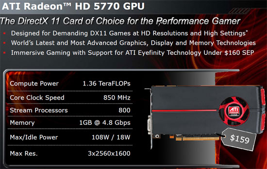 ATI Radeon HD 5700 Series Video Cards