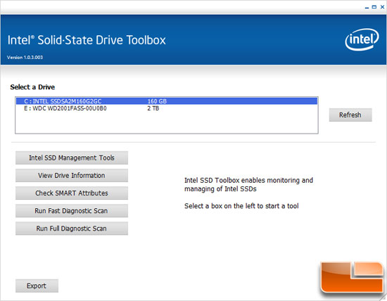 Intel SSD Toolbox