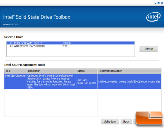 Intel SSD Toolbox