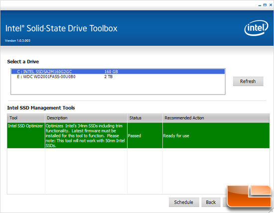 Intel SSD Toolbox