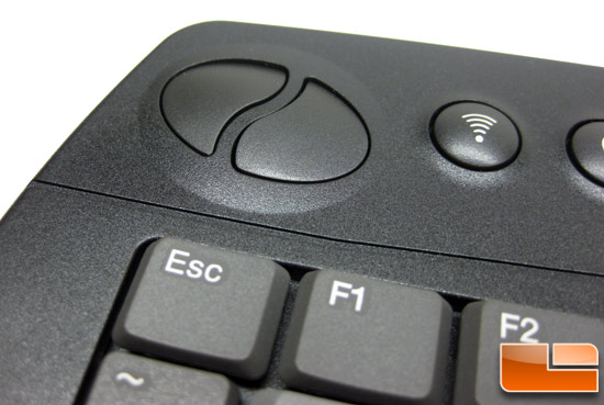 VidaBox ACC-KBLTB HTPC Wireless Keyboard Mouse Buttons
