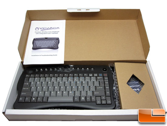 VidaBox ACC-KBLTB HTPC Wireless Keyboard Box