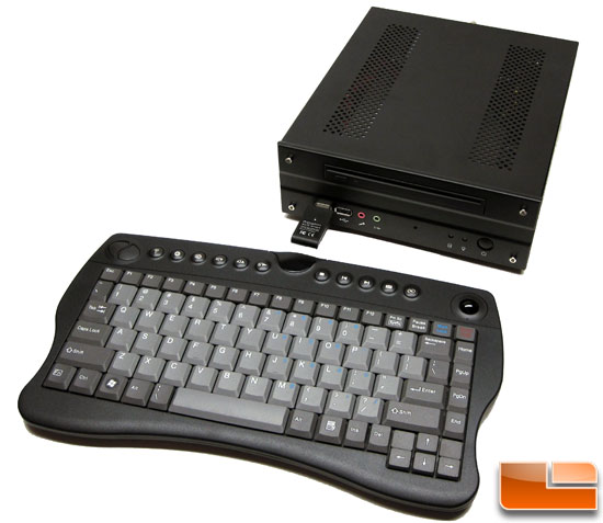 VidaBox ACC-KBLTB HTPC Wireless keyboard and USB receiver