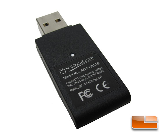 VidaBox ACC-KBLTB HTPC Wireless USB receiver VidaBox ACC-KBLTB HTPC Wireless USB receiver